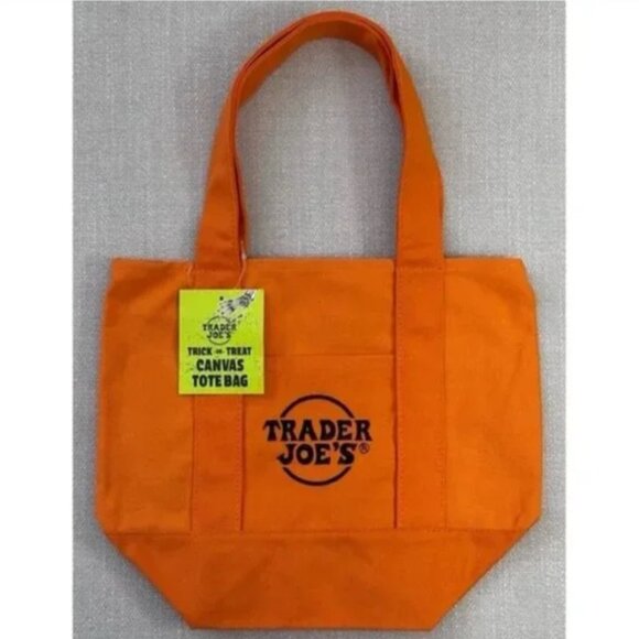 TRADER JOE'S LIMITED EDITION CANVAS MINI TOTE SET/FOUR - Picture 2 of 6